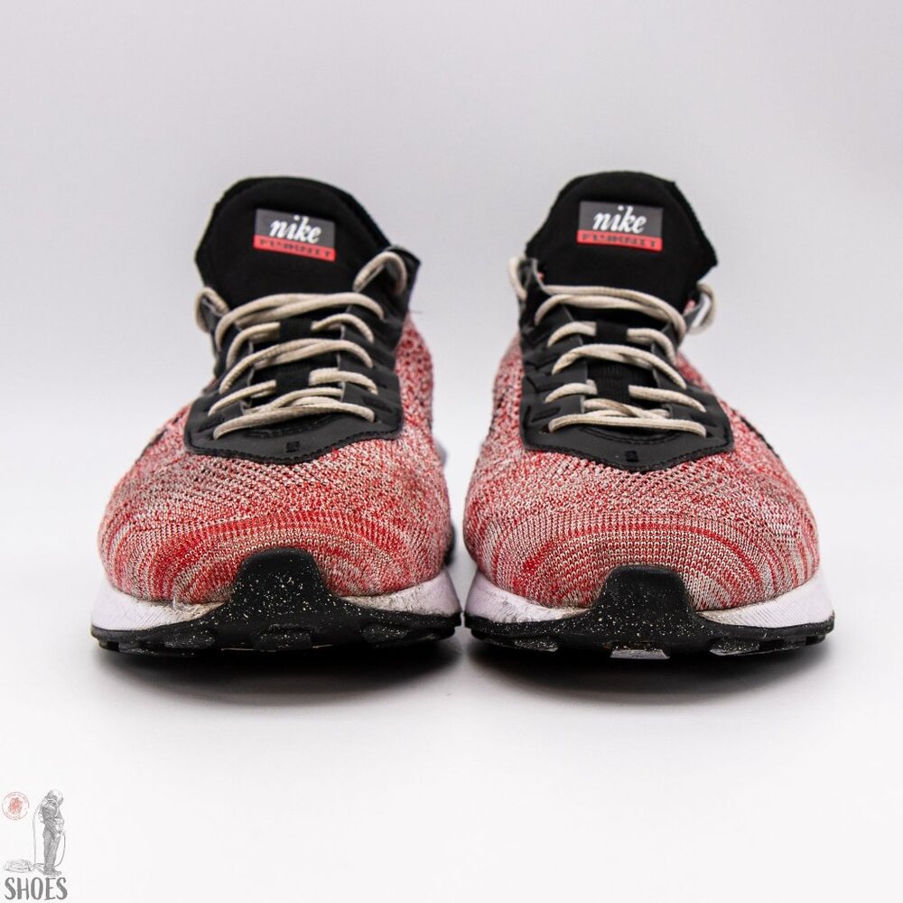 Nike Air Max Flyknit Racer Next Nature 'University Red Wold Grey' - Men's Size 9 - Picture 2 of 15